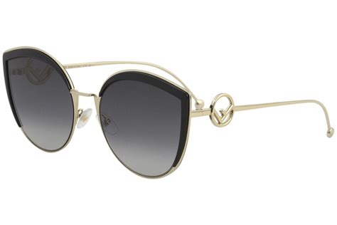 fendi ff 0290|FENDI Butterfly Sunglasses FF0290S VH8M2 Gold/Brown 58mm .